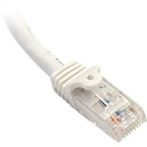 Cab-Cat6-25Ft-White - Patch Cord Cat6 Wht 25Ft Snagless Boot 1