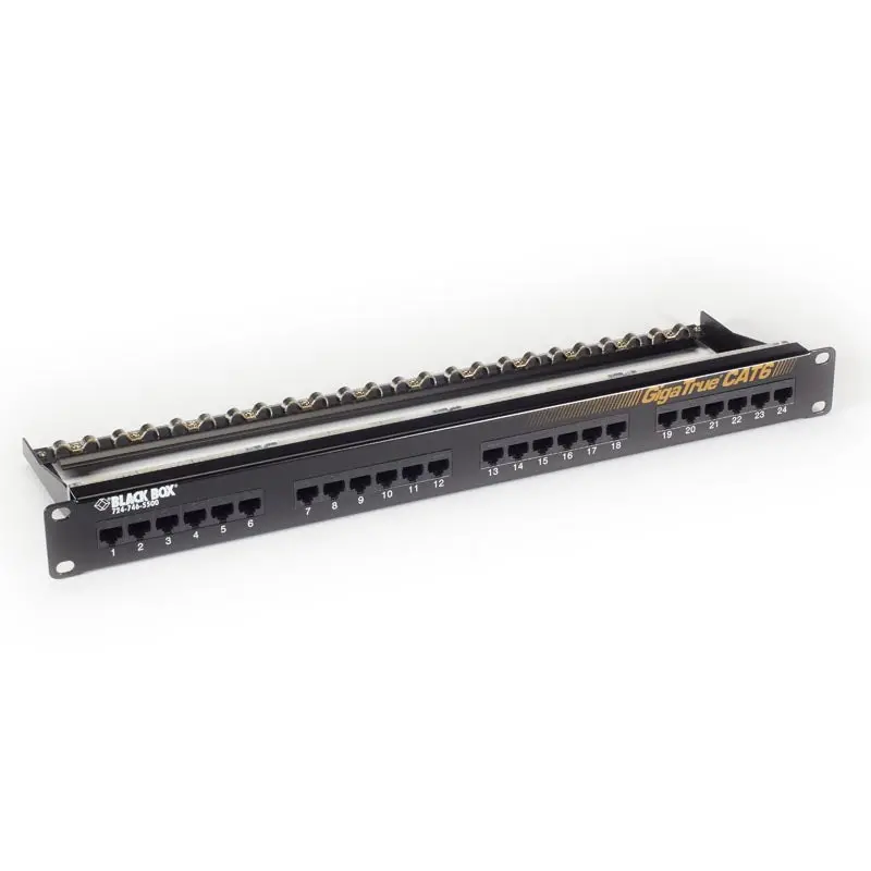 Jpm610a-R8 - Patch Panel 24Port Cat6 1U 19In Blk 1