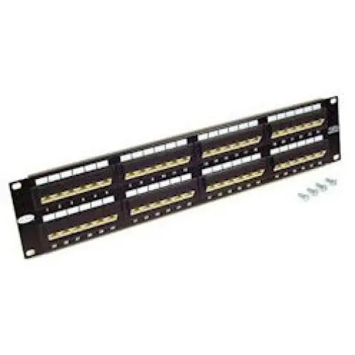 560283 - Patch Panel 48Port Cat6 2U 19In Blk 1