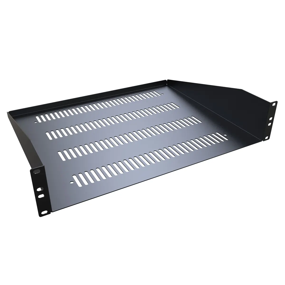 Rasvl190314bk1 - Rackmount Shelf 2U 3.5(H)X14.5In Depth Vented 1