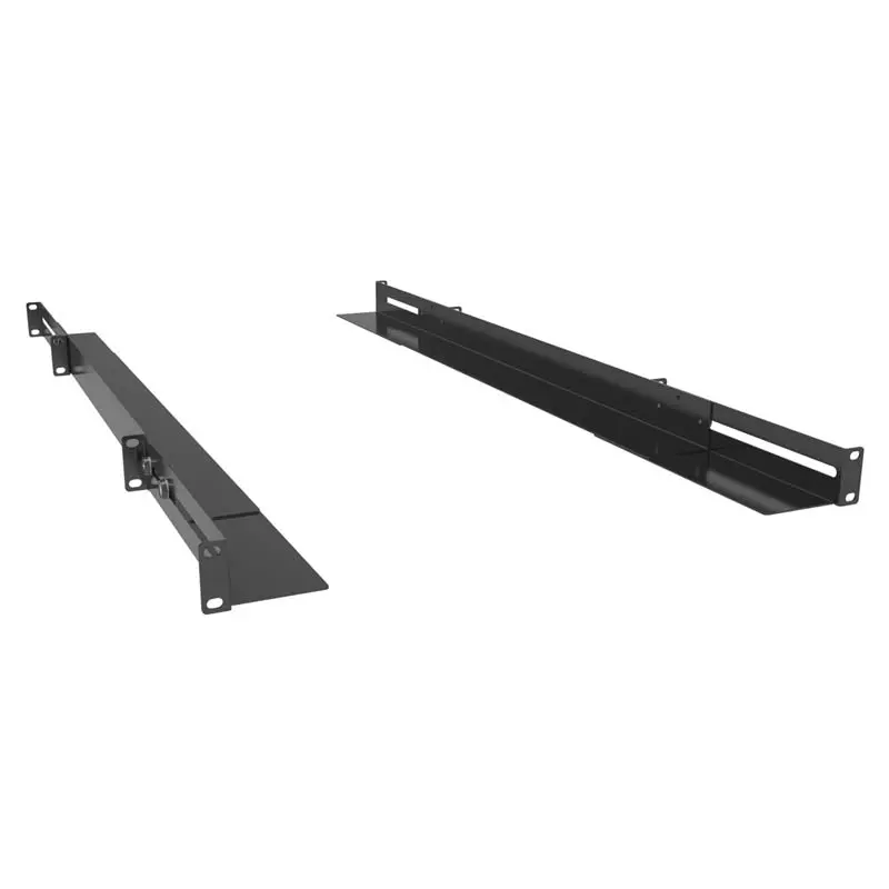 Raab2436bk - Rackmount Angle Bracket 24-48In Depth Adjustable 200Lbs Load 1