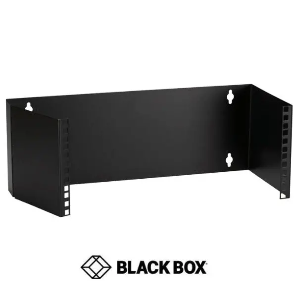 Jpm058-R2 - Wall Mount Bracket 4U 19In Blk Depth 8In Hinged 1