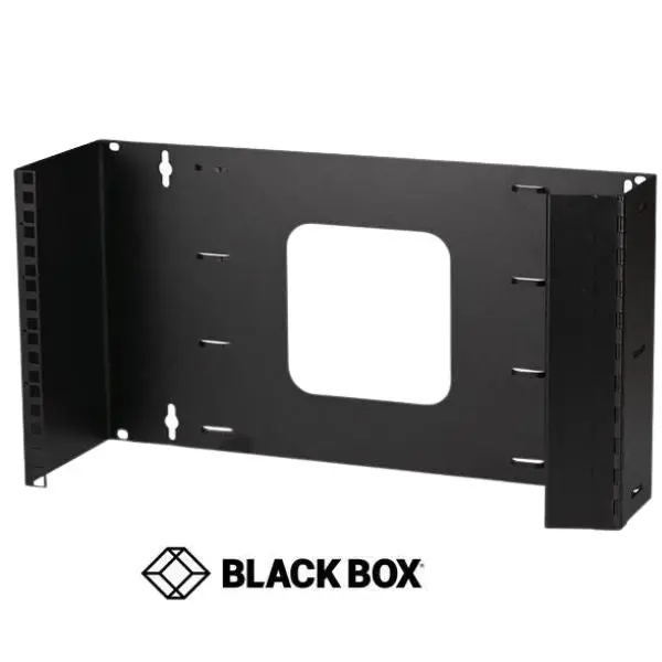 Jpmt093 - Wall Mount Bracket 6U 19In Blk Depth 6In Hinged 1