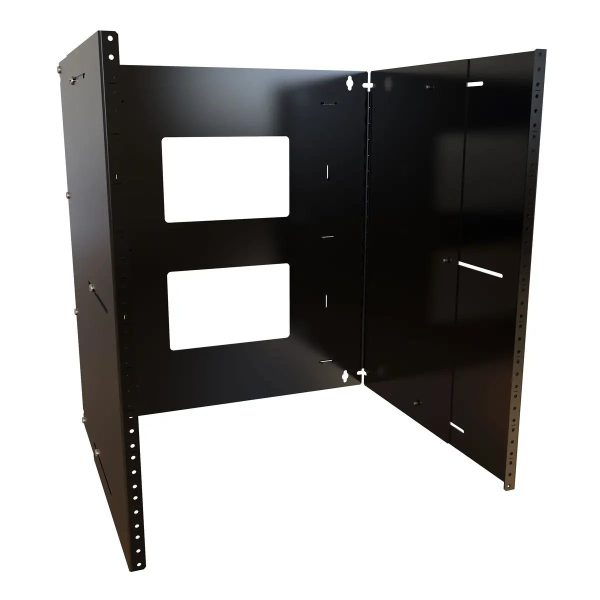 Apb19021bk1 - Wall Mount Bracket 12U 12-18In Adjustable Depth 19(W)X21in(H) 1