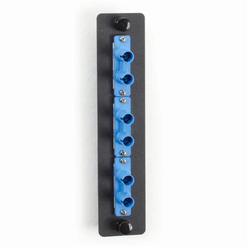 Jpm450c - Fiber Adapter Panel 3Port St-St Duplex Blue Lgx 6F W/Flange 2