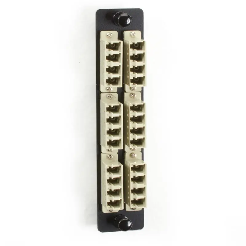Jpm467b-R2 - Fiber Adapter Panel 6Port Lc-Lc Quad Beige Lgx 24F W/Flange 2