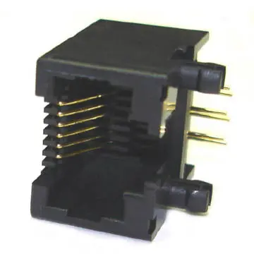 336560-001 - Modular Jack 6P6c Pcra Black 1