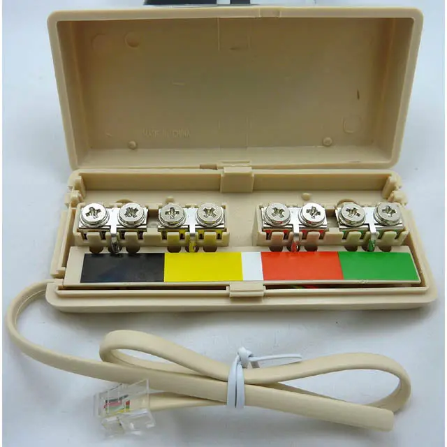 Tec38-Ivory - Telephone Line Junction Box Ivory 1