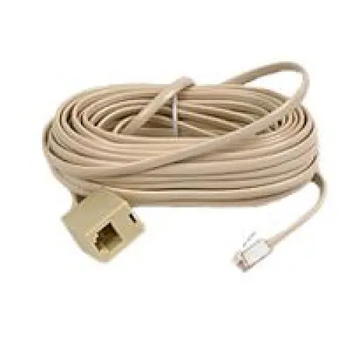 Pa-102Bc - Modular Cable 6P4c M/F 25Ft White 1