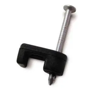 Pa-1310Bc - Cable Clamp Telephone With Nails 7Mm For Modular Cable (10 Pcs/Pkg) 1