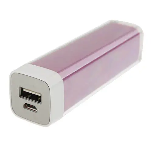 Ml-2600-Pink - Power Bank 2600Mah W/Cable Pink Universal 1