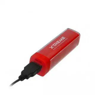 88264 - Power Bank 2600Mah W/Cable Red Universal 1