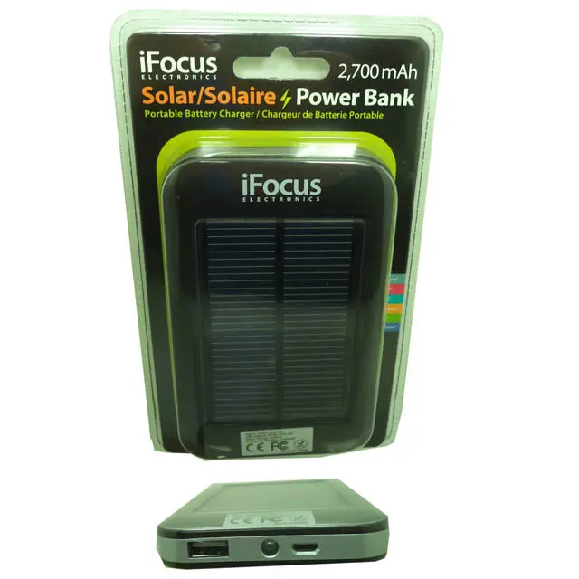 86592 - Power Bank Solar Charger 2700Mah 1