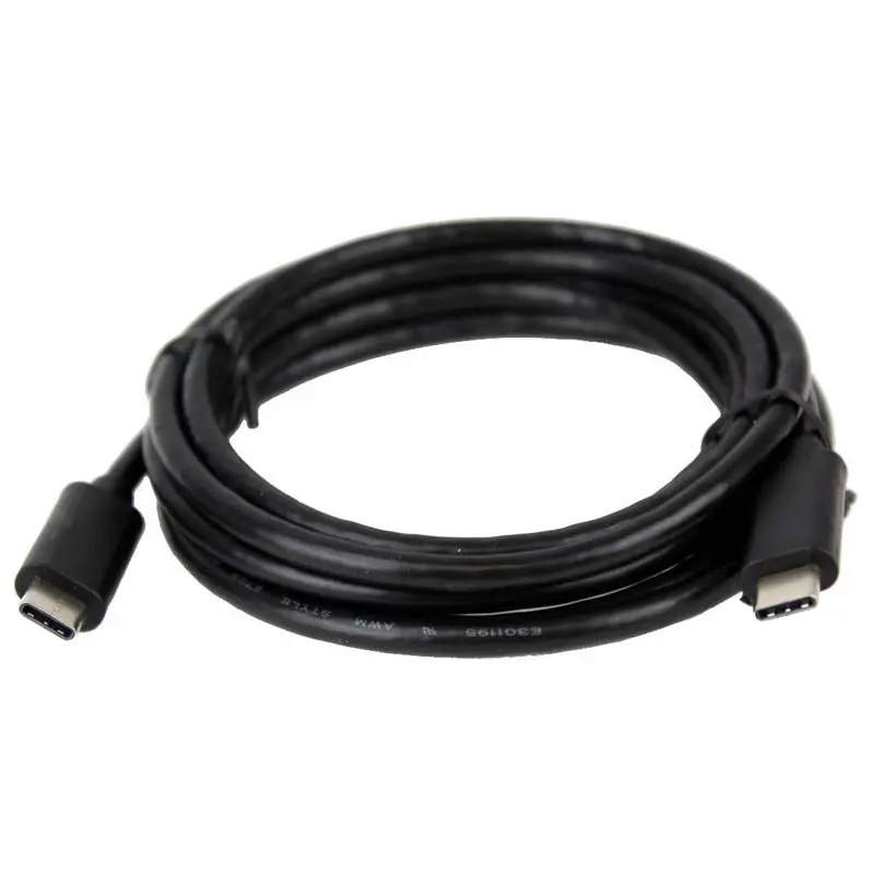 03066 - Usb Cable C Male To C Male 6Ft Black Charging 1