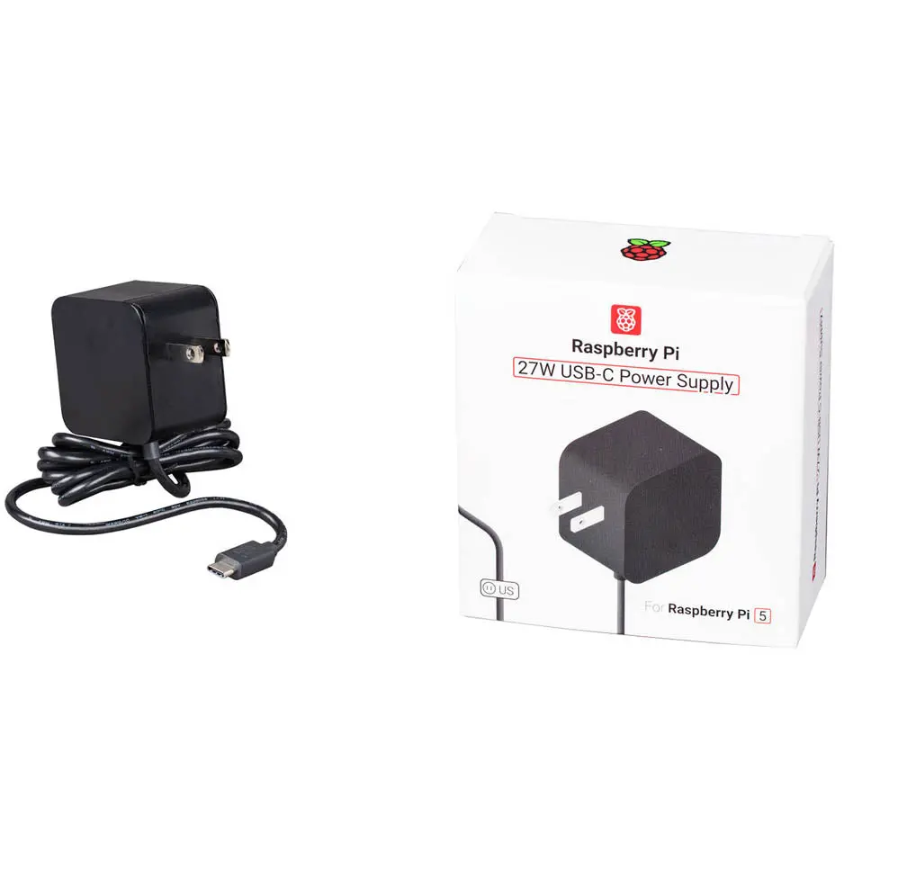 803395 - Usb-C Wall Charger 5.1Vdc 5A 27W For Raspberry Pi5 1