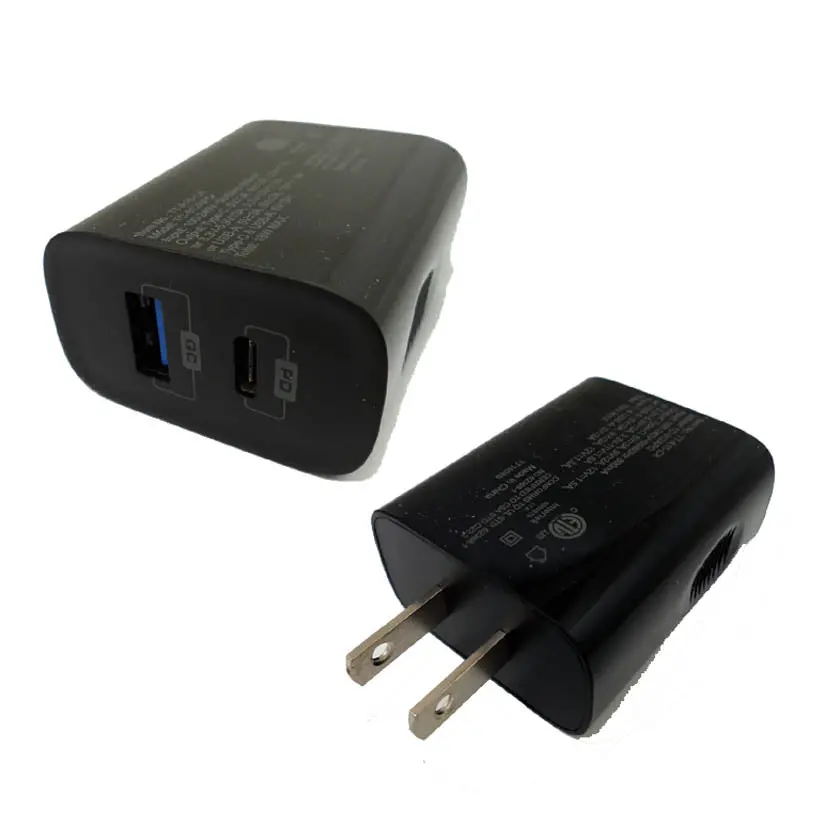 Tt-A15 - Usb And Usb-C Pd Dual Wall Charger Fast Charge 1
