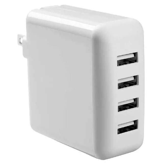 Pdi.857 - Usb Wall Charger 4Port 5Vdc 3A Assorted Black And White 1