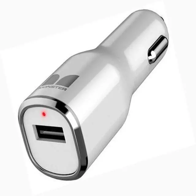 133043-00 - Usb Car Charger 5Vdc 2.4A Wht 1