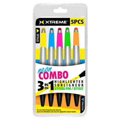 86451 - Stylus Pen For Tablets And Cellphones W/Highlighter 3 In 1 1