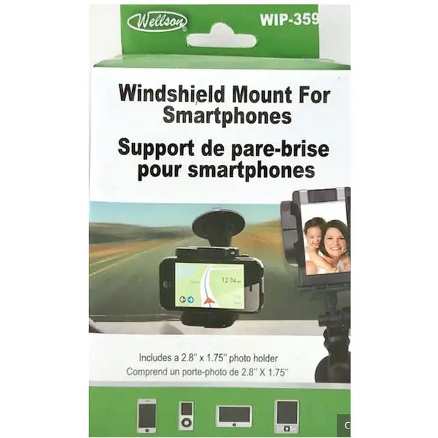 Wip-359 - Cell Phone Windshield Mount For Smart Phones 1