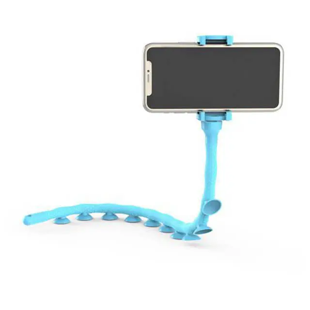 Dp-Sch-Bl - Cell Phone Suction Mount Flex Arm Counter-Top/Any Surface 1