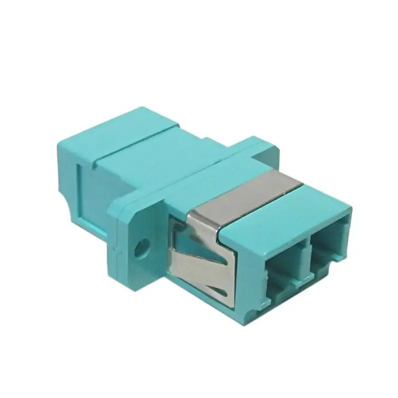 Fo-Ffd4ll - Fiber Optic Coupler Lc-Lc Multi Mode Panelmnt Duplex Aqua 1