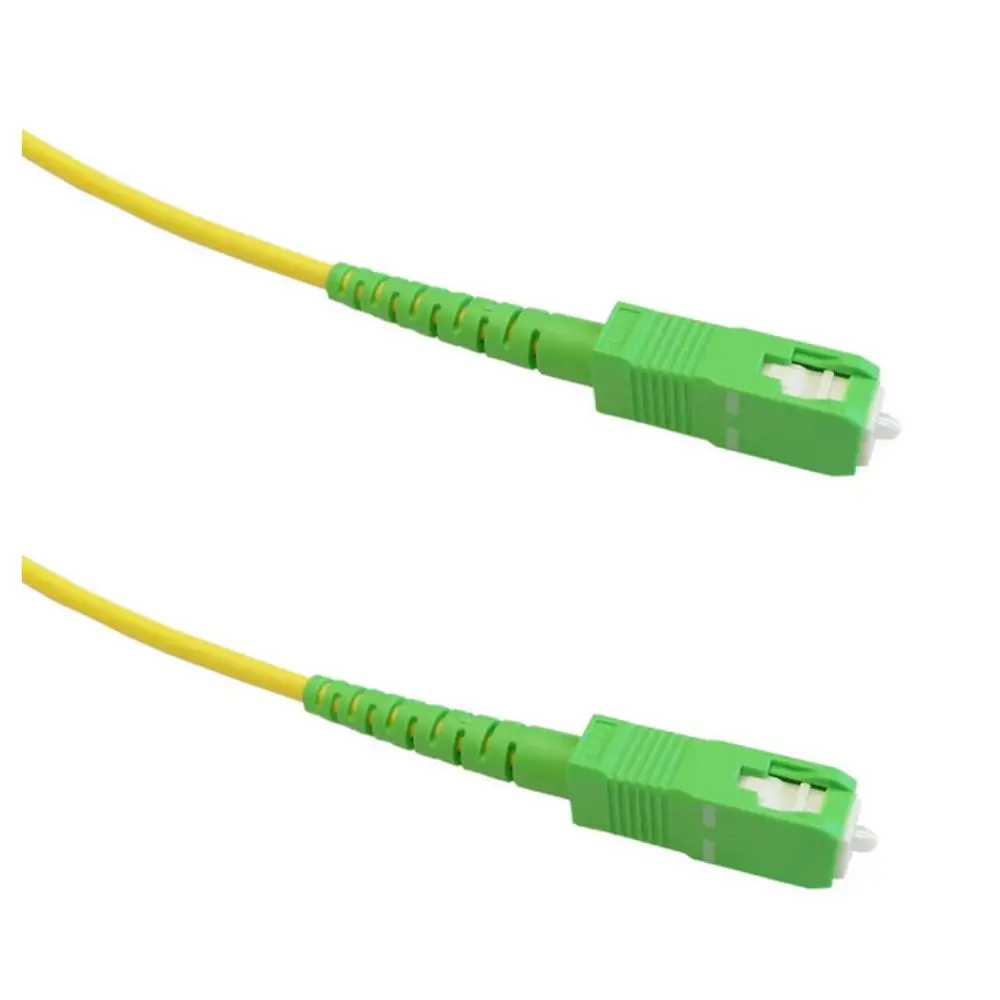 Fo-604-10-Sca2 - Fiber Optic Patch Cord Sc-Sc Apc 3M Simplex Sm Lszh/Ofnr Yel 1
