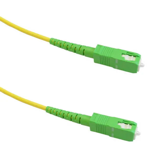 Fo-604-30-Sca2 - Fiber Optic Patch Cord Sc-Sc Apc 10M Simplex Sm Lszh/Ofnr Yel 1