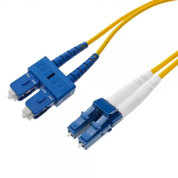 Cfos-Lcsc2m - Fiber Optic Patch Cord Sc-Lc 2M Duplex Sm Os2 9/125Um Ofnr Yel 1