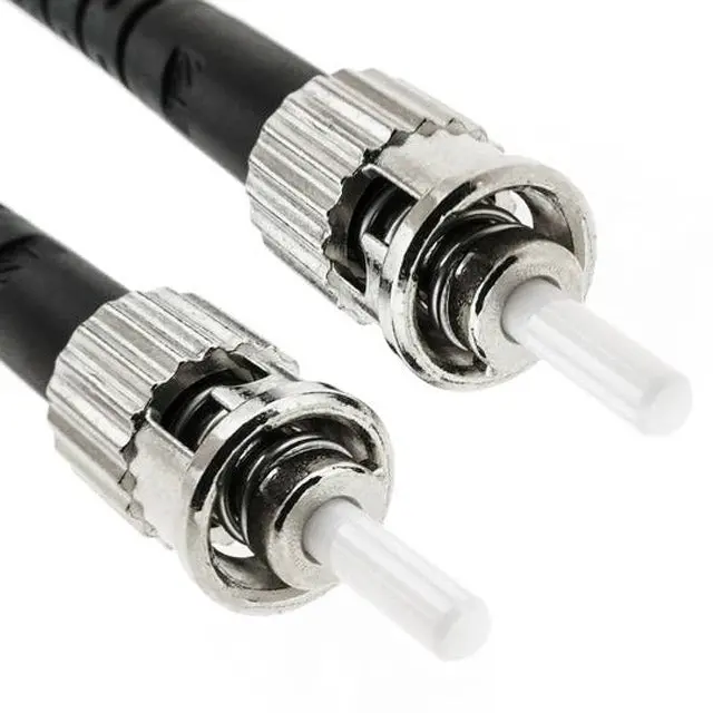 Ststm002d075m22-Pe - Fiber Optic Patch Cord St-St 75M Ofnr Blk Wp 1