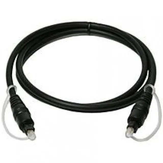 C-Toslink-30 - Fiber Optic Audio Cable 30Ft Toslink Black 1