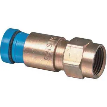 81010367 - F-Plug Rg6 Perma-Seal Blue  (10 Pcs/Pkg) 1