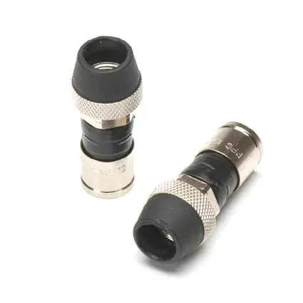 Ppc Ex6xlws Plus - F Plug Rg6 Perma-Seal Weather Proof And For Rg6 Quad Cable (2 Pcs/Pkg) 1