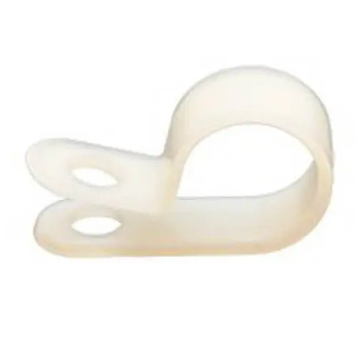 34-302-1000 - Cable Clamp F 6.3Mm White  (8 Pcs/Pkg) 1