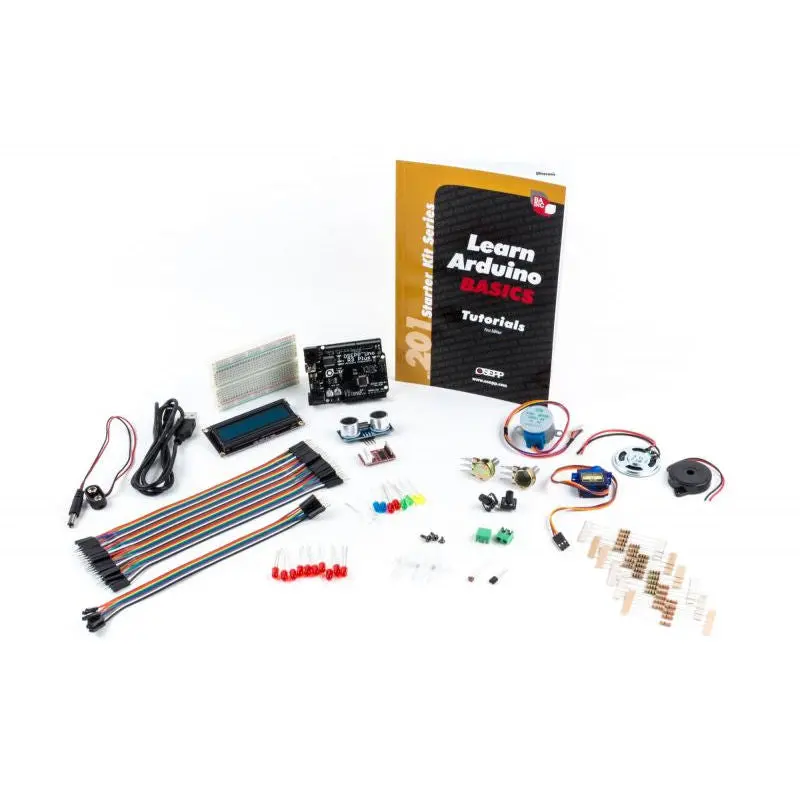 Ard-02 - Osepp 201 Basic Starter Kit With Uno Board Compatible W/ Arduino 1