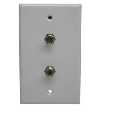 Np-Jfc2w - Wall Plate F Fem 2Pos Plas Wht 1