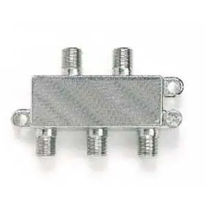 S4a - Tv Splitter 4Way 5-900Mhz 75 Ohm Gold Contact 1