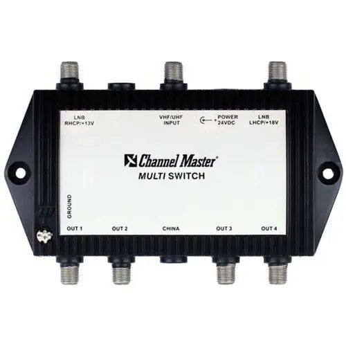 6314Ifd - Satellite Multiswitch 3In 4Out W/Power Supply 1