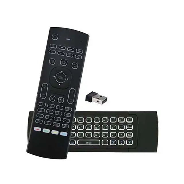 Kb-Wless-Air-Mxiii-L - Remote Control With Wireless Fly Air Mouse And Keyboard Backlit 1