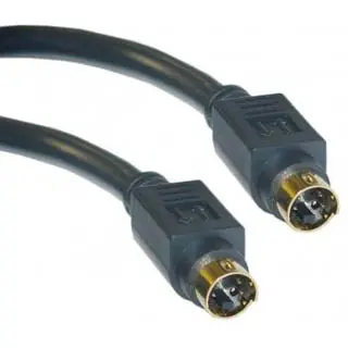 Ca1011-25 Blue - S-Video Cable Mini Din 4M/M 25Ft Gold Blue 1
