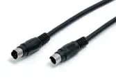 Ca1011-25 Blk - S-Video Cable Mini Din 4M/M 25Ft Blk Gold 1