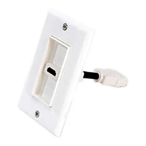 Wp-Hdmi-1.4 - Wall Plate Hdmi 1Port With 4In Flexible Extension Cable 1