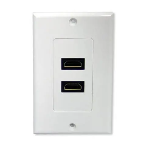 Cat-Hd2 - Wall Plate Hdmi 2Port Plastic 1