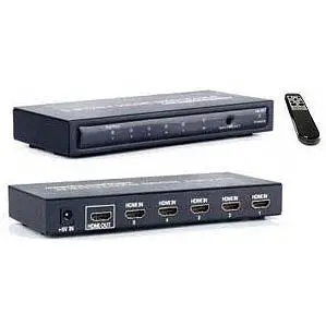 Pro-Hdmi-Sw501 - Hdmi Switch Box 5Way W/Remote 5Input 1 Output 1