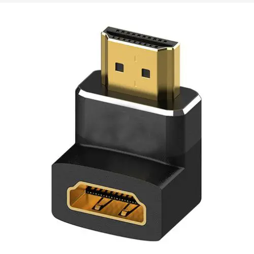 Arwb-4328Aa - Hdmi Male-Fem Adapter Ra Male Downwards 90 Degrees 1