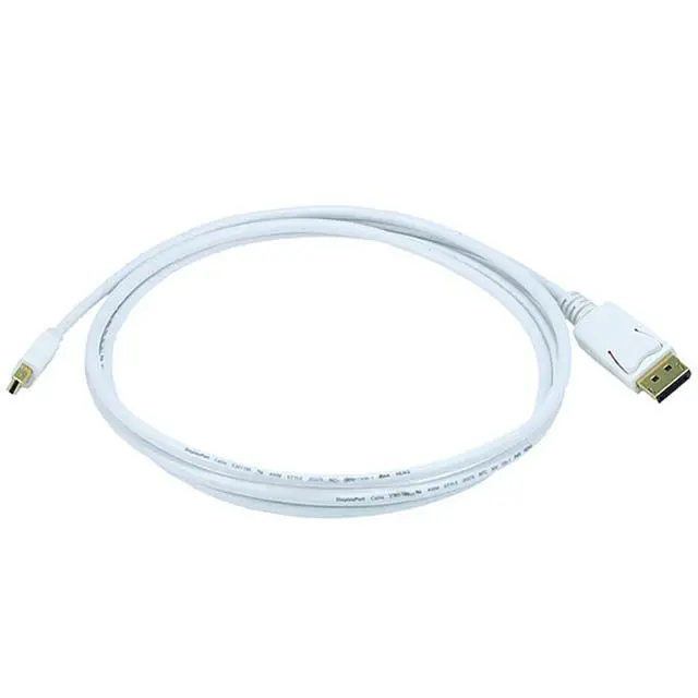 Arww-5064B - Mini Displayport Male-Display Port Male 6Ft Blk/Wht Cable 1