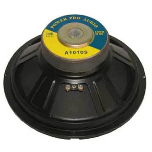 A1010b - Speaker Rnd 8R 100W Max 10In Blk 91Db 28-4Khz 1