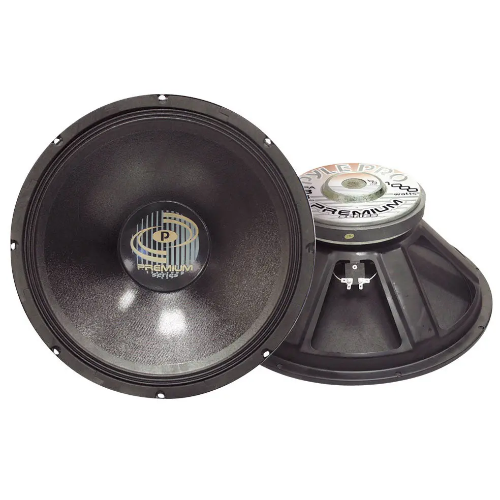 Ppa18 - Woofer Rnd 8R 300W Rms 18In Blk 94Db 25-3Khz 1000W Peak 1