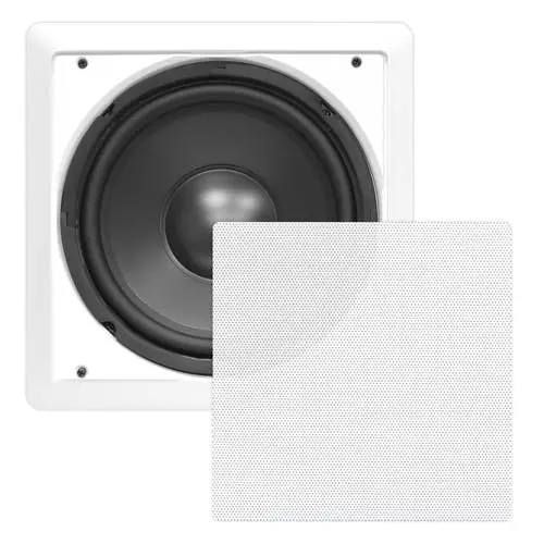Pdiws8 - Subwoofer Ceiling Wall Mount Sqr 4-8R 150W Rms 60-4Khz 300W Peak 1