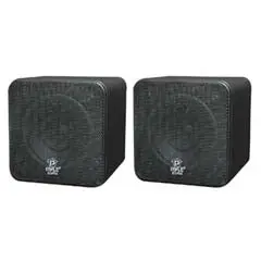 Pcb4bk - Speaker Mini Cube 8R 200W 4In Black (2 Pcs/Pkg) 1